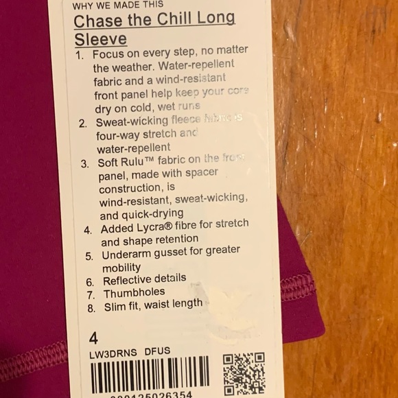 *HP* Lululemon Chase the Chill - Picture 3 of 3